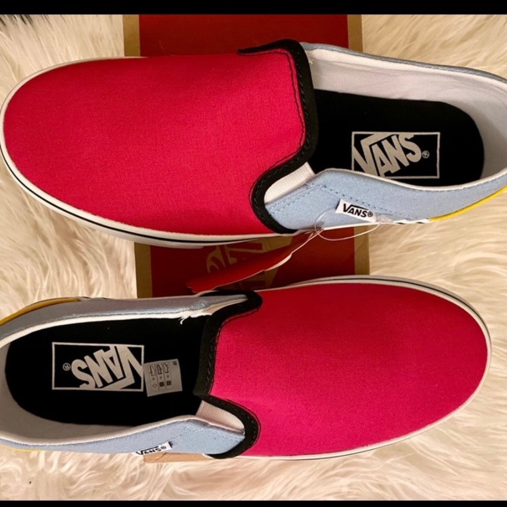 Vans colorblock slip-ins